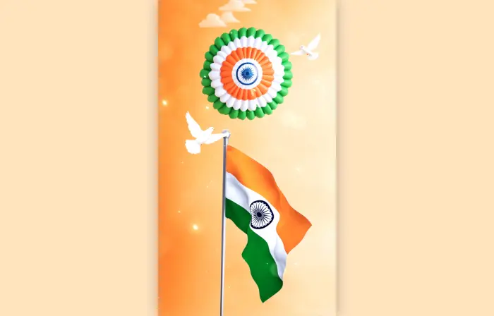 Dynamic 3D Indian Republic Day Instagram Story